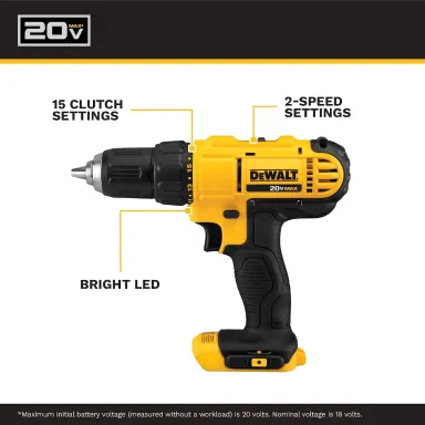 DEWALT 20V MAX Drill and Impact Driver