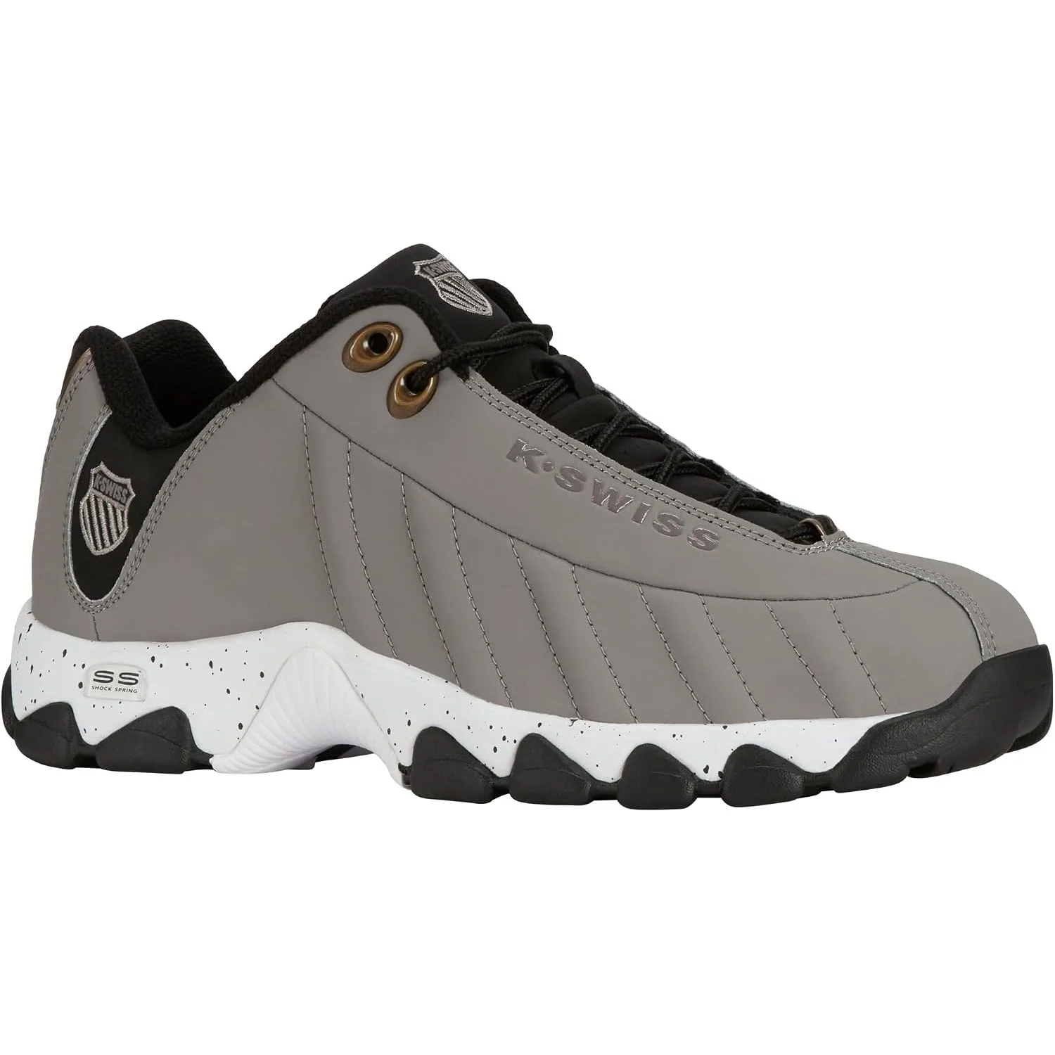 K-Swiss Men's ST329 CMF Sneaker, Wide Tennis Walking Shoes Leather