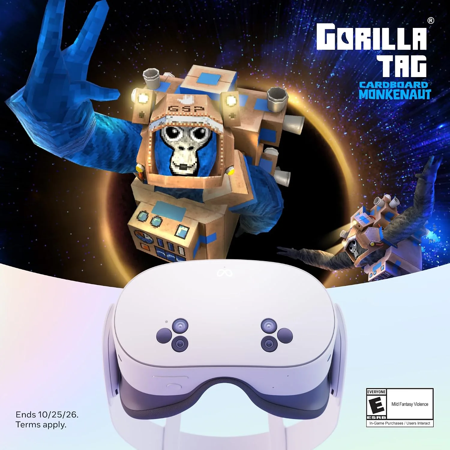 Meta Quest 3S 128GB | Virtual Reality | VR Headset — Gorilla Tag Bundle