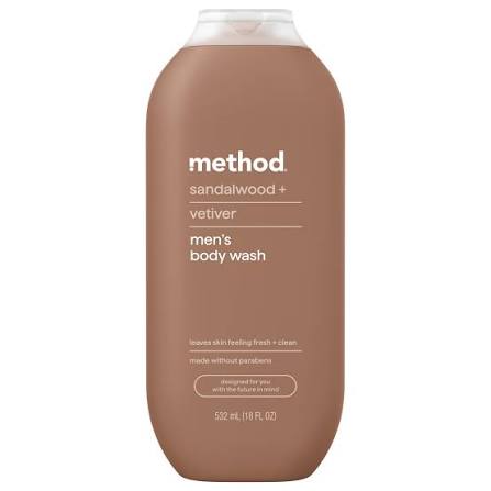 Method Sandal Wood and Vetiver 532ml