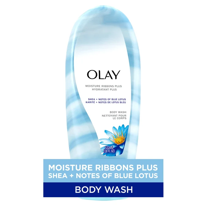 Olay Moisture Ribbons Shea and Notes of Blue Lotus
