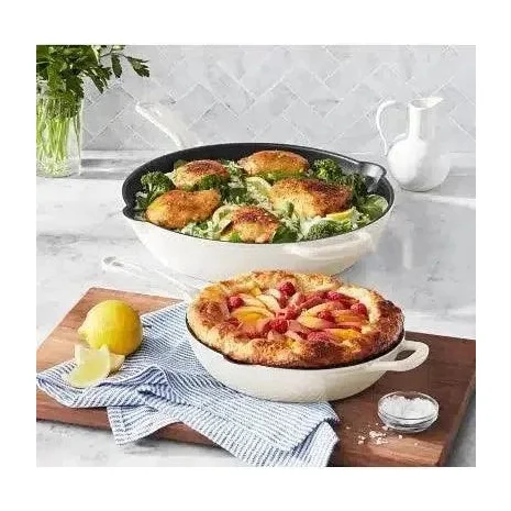 2-Piece Enamel Cast Iron Set, Sage