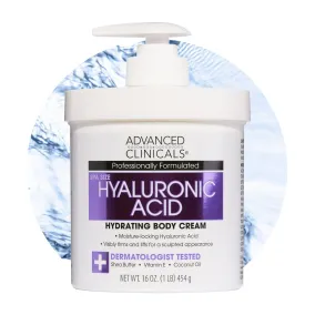 Hydrating Cream Kenya-Advanced Clinicals Hyaluronic Acid Body Cream