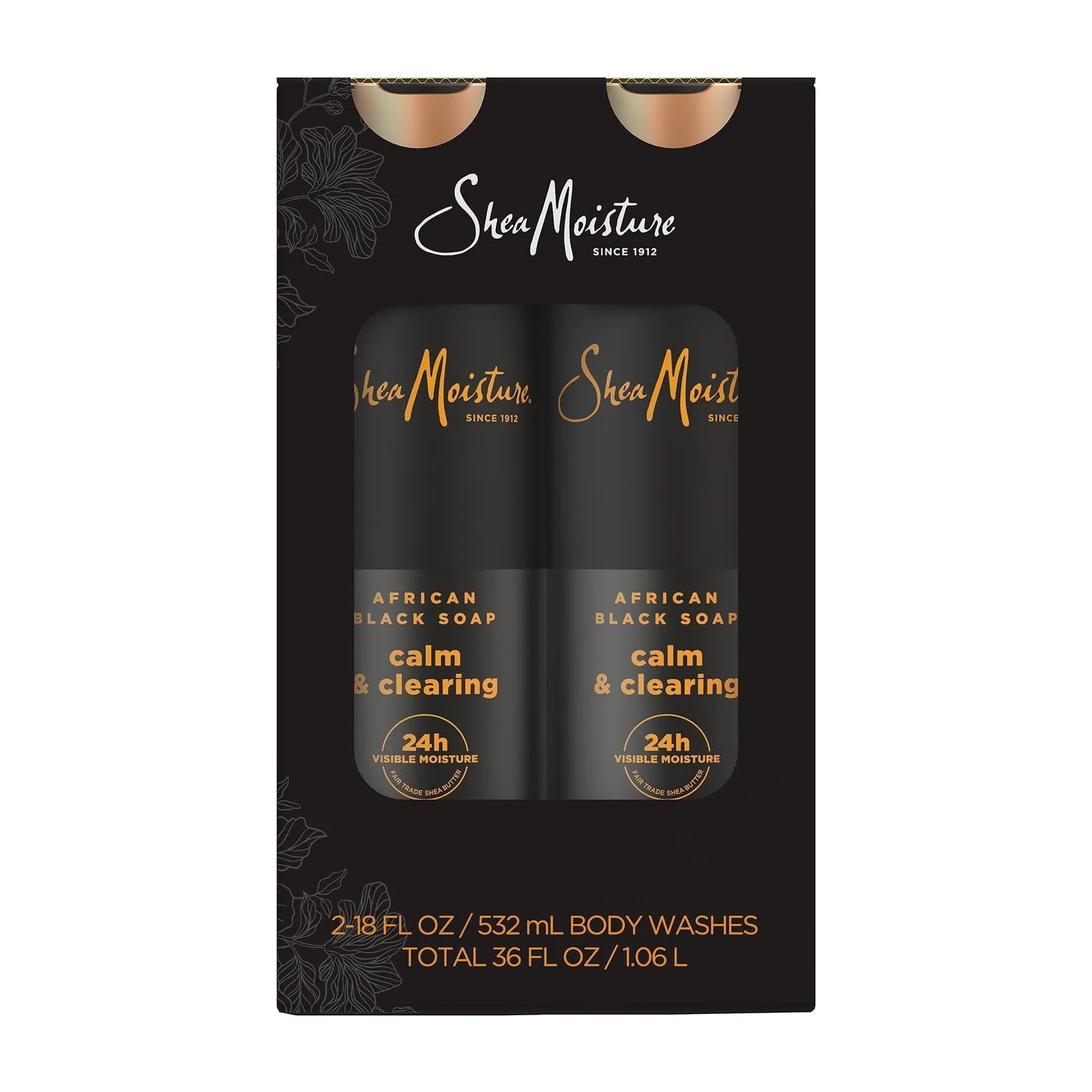 African Black Soap Body Wash in Kenya - SheaMoisture, 2 Pack
