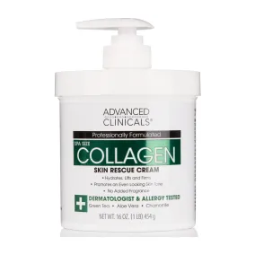 Advanced Clinicals Collagen Cream Body and Face Moisturize