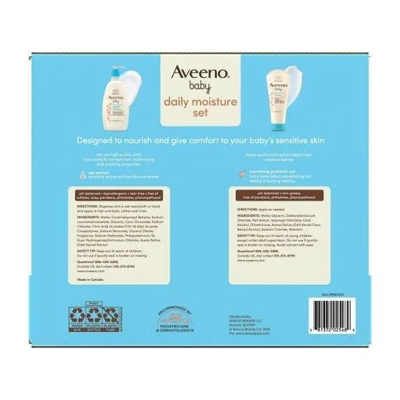 Aveeno Baby Wash and Shampoo in Kenya - 3 Pack With Lotion