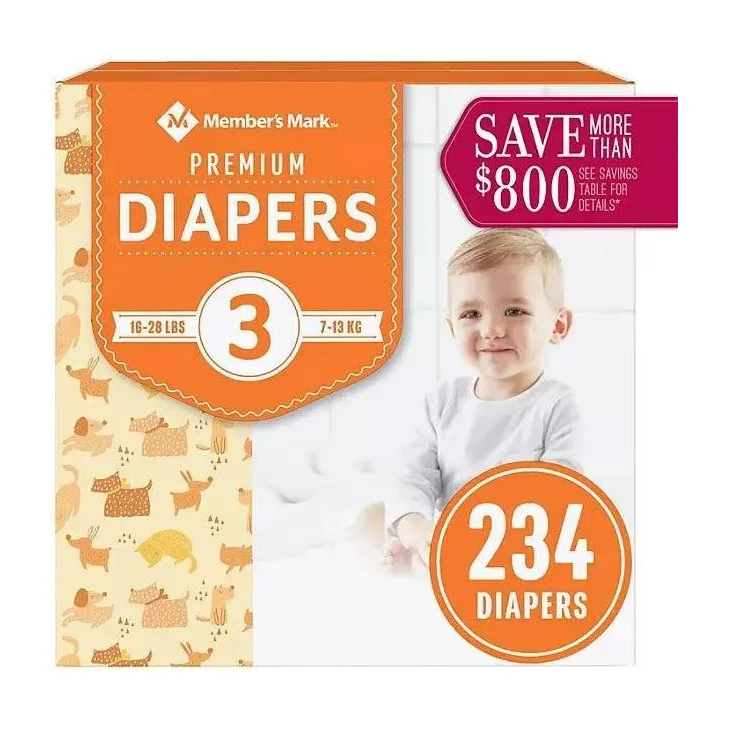 Baby Diapers in Kenya - Member's Mark Size 4
