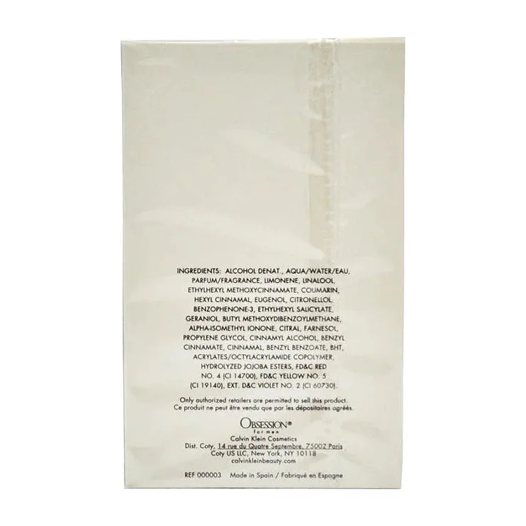 Calvin Klein Obsession for Men Eau de Toilette (6.7 fl oz)