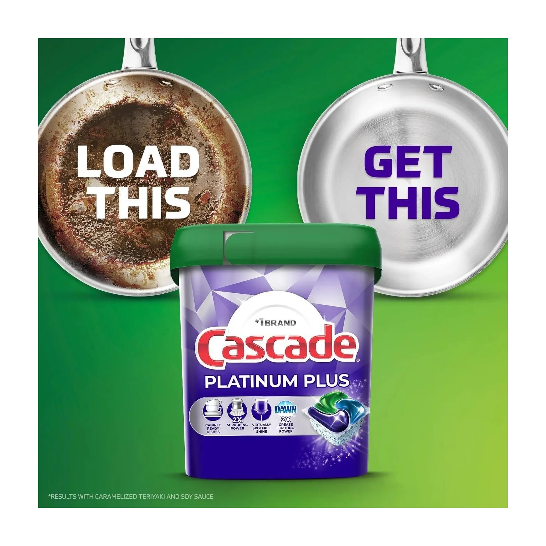Cascade Platinum Plus ActionPacs Dishwasher Detergent Pacs