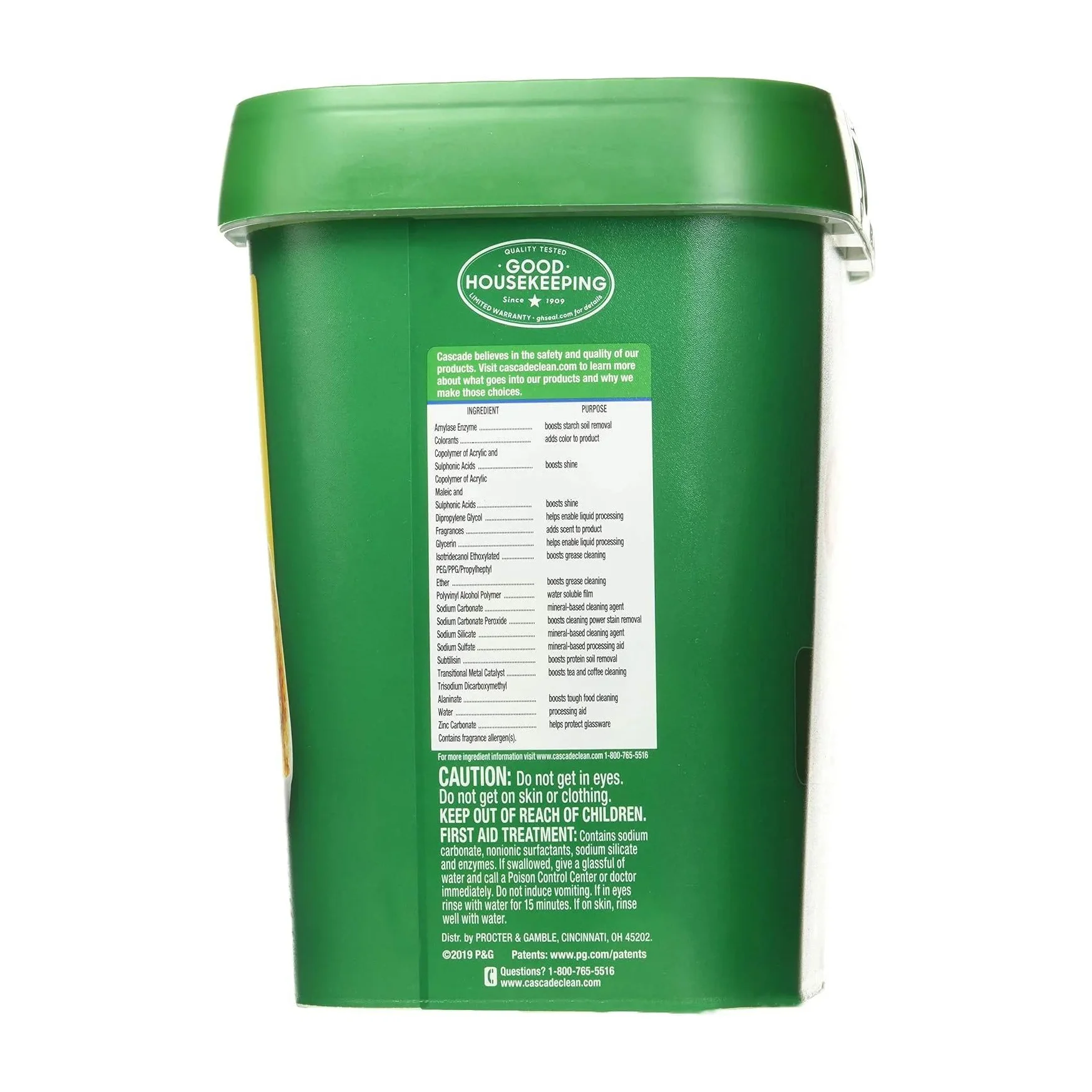 Cascade Total Clean Dishwasher Detergent Fresh 95 Pcs