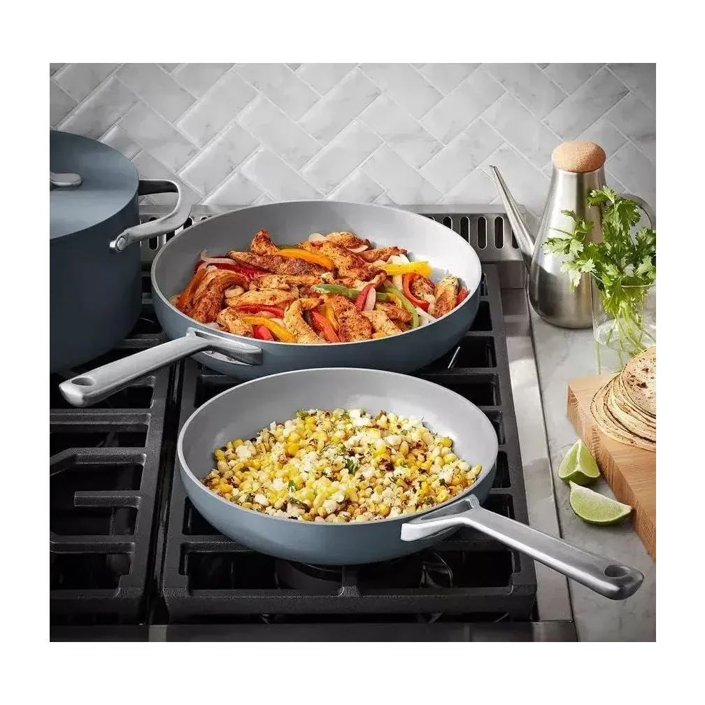 Member's Mark 11-Piece Modern Ceramic Cookware Set, Green