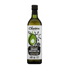 Chosen Foods Organic Avocado Oil 1L, Pure & Non-GMO