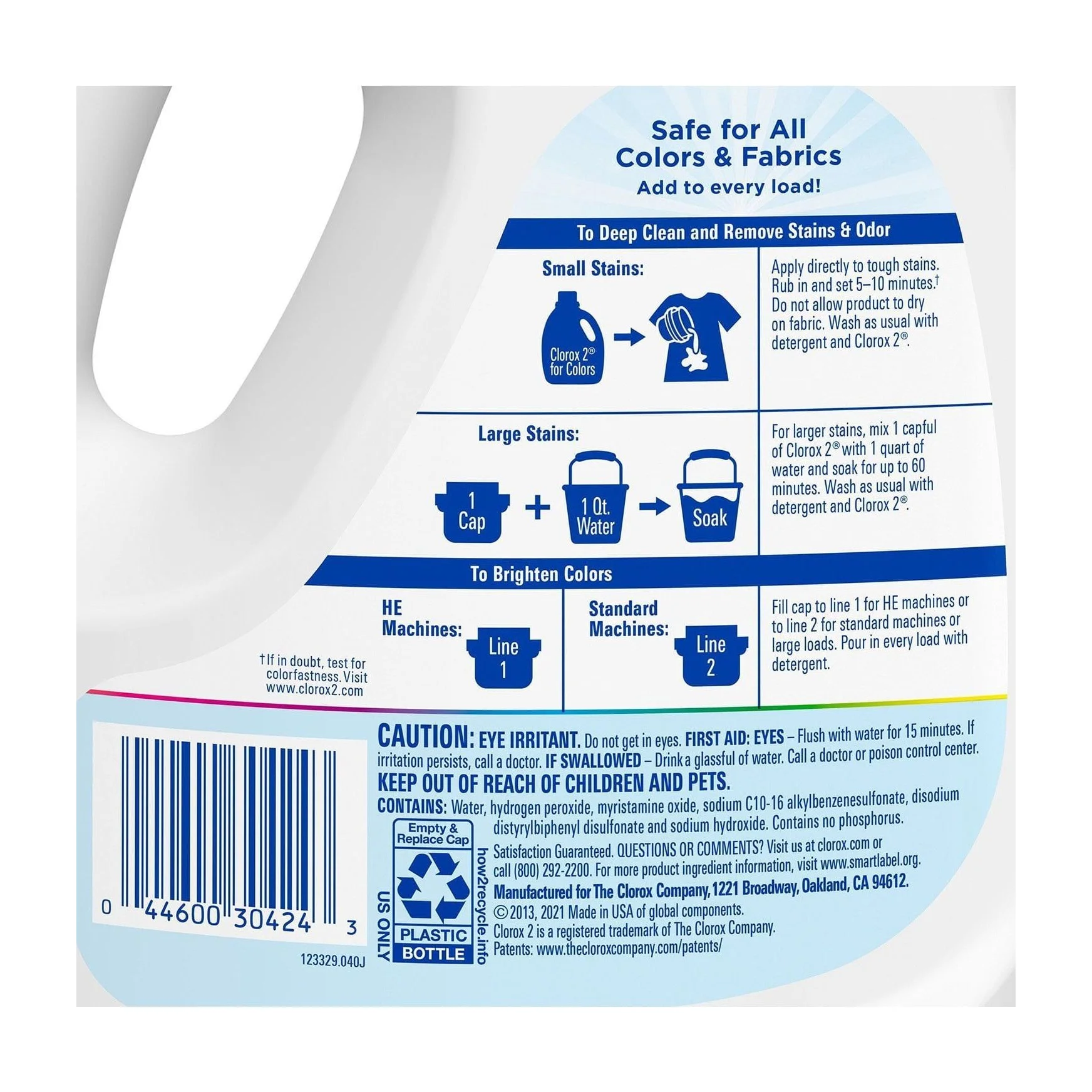 Clorox 2 for Colors Free & Clear Stain Remover