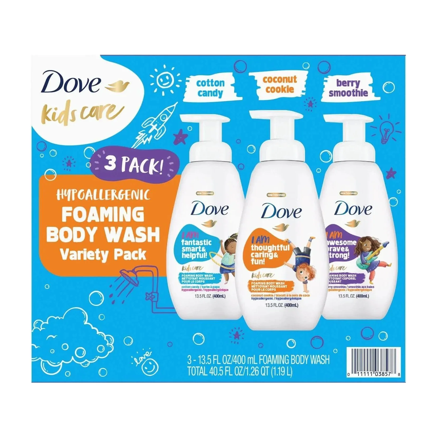 Dove Kids Foaming Body Wash in Kenya - Variety 3 Pack