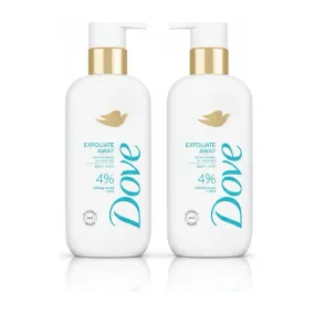 DOVE Exfoliate Away Serum Body Wash (2 pack)