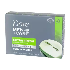 Men's Bar Soap in Kenya - Dove Men+Care Extra Fresh, 14 Pack