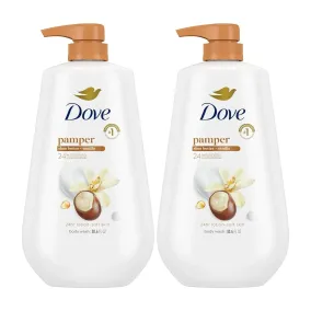 Shea Butter Body Wash in Kenya - Dove Pamper Vanilla