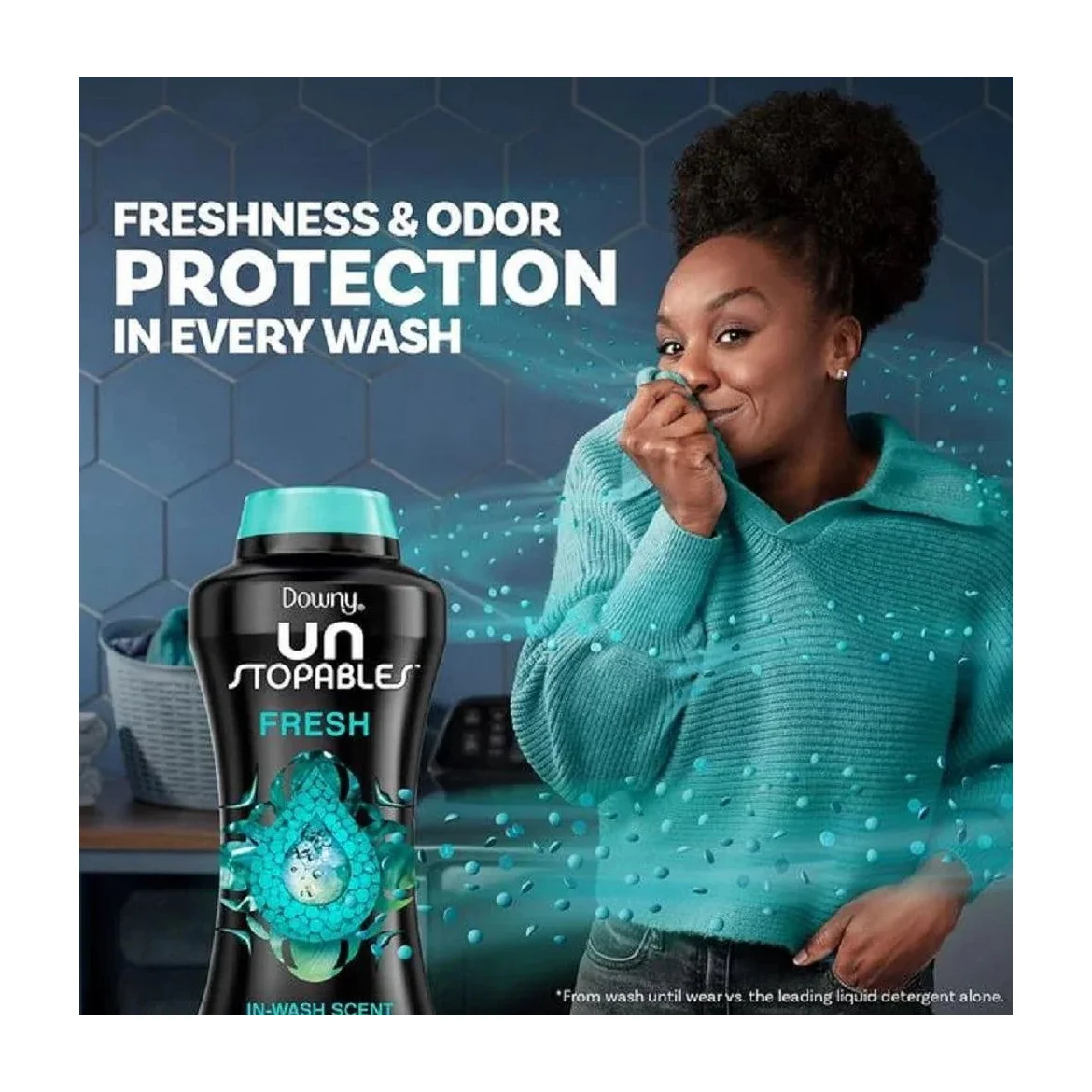 Downy Unstopables In-Wash Scent Booster Beads, Fresh (34 oz.)