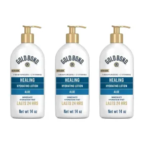 Gold Bond Healing Lotion with Aloe in Kenya - 3 Pack
