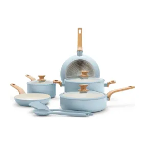 GreenPan Essence 10-Piece Ceramic Nonstick Cookware Set, Blue