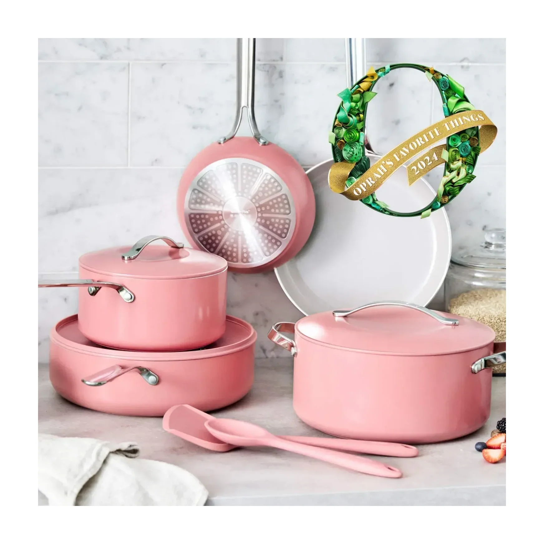 GreenPan Nova 10-Piece Cookware Set, Ocean