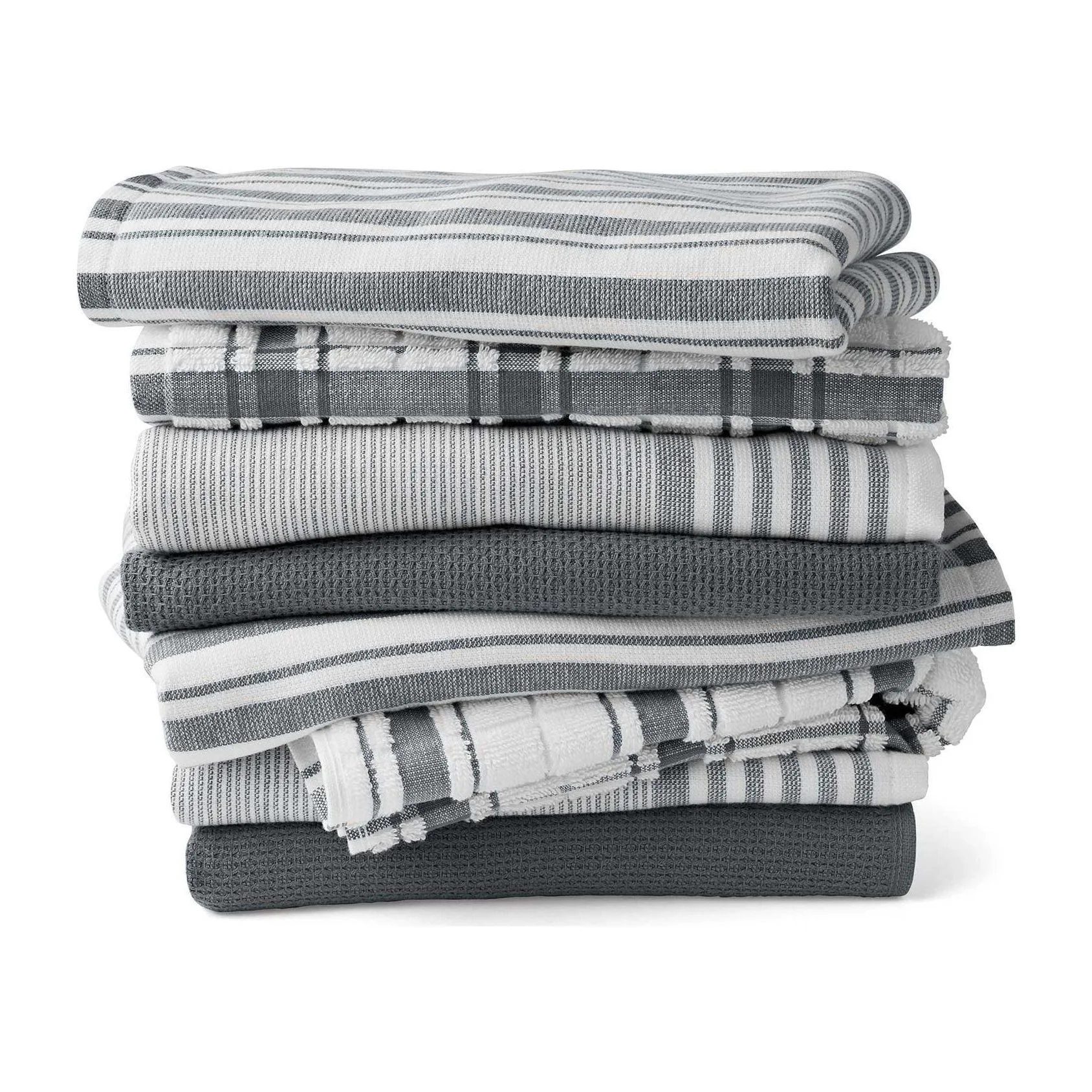 Kitchen Towels In Kenya - Member's Mark 8pck (Grey Flannel)
