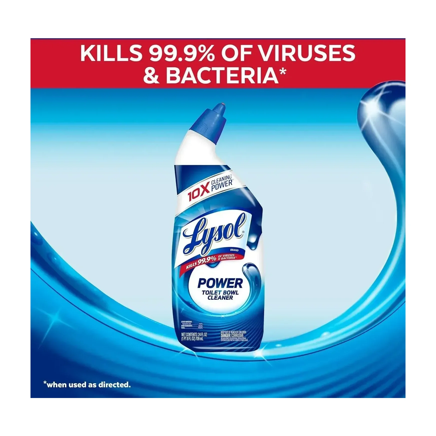 Toilet Bowl Cleaner in Kenya - Lysol Power Gel, 4 Pack
