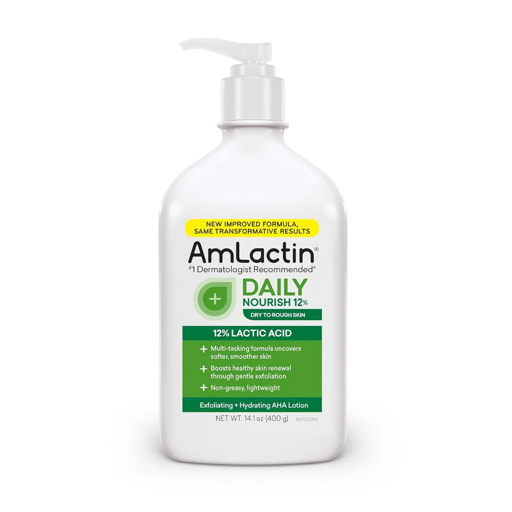 Dry Skin Lotion Kenya -AmLactin Daily Nourish 12% Face & Body Lotion 400gm