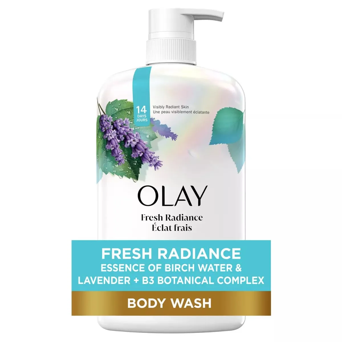 Hydrating Body Wash in Kenya-Olay Fresh Radiance  Birch Water & Lavender