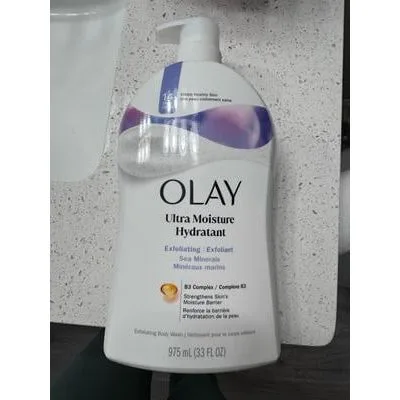 Hydrating Body Wash in Kenya-Olay Fresh Radiance Exfoliating Sea minerals
