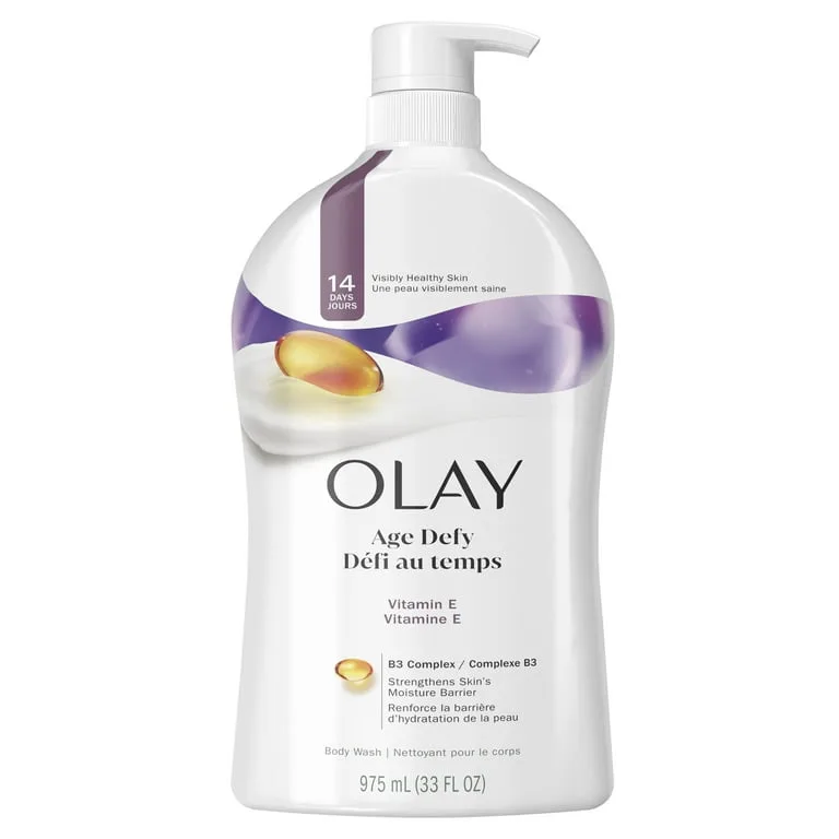Hydrating Body Wash in Kenya-Olay Fresh Radiance Age-Defying with Vitamin E