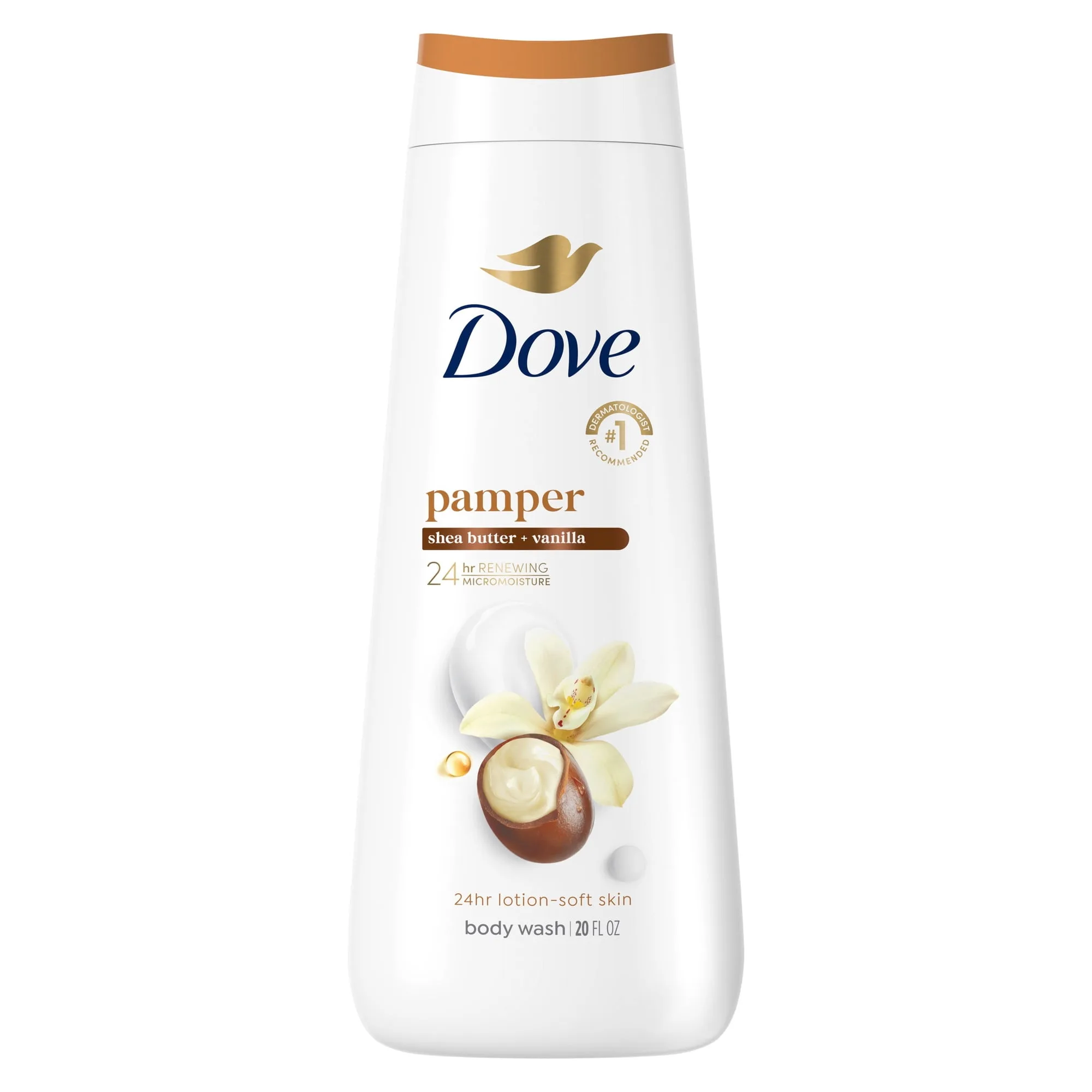 Moisturizing Bodywash  in Kenya -Dove Body Wash Pamper Shea Butter and Vanilla 1bottle