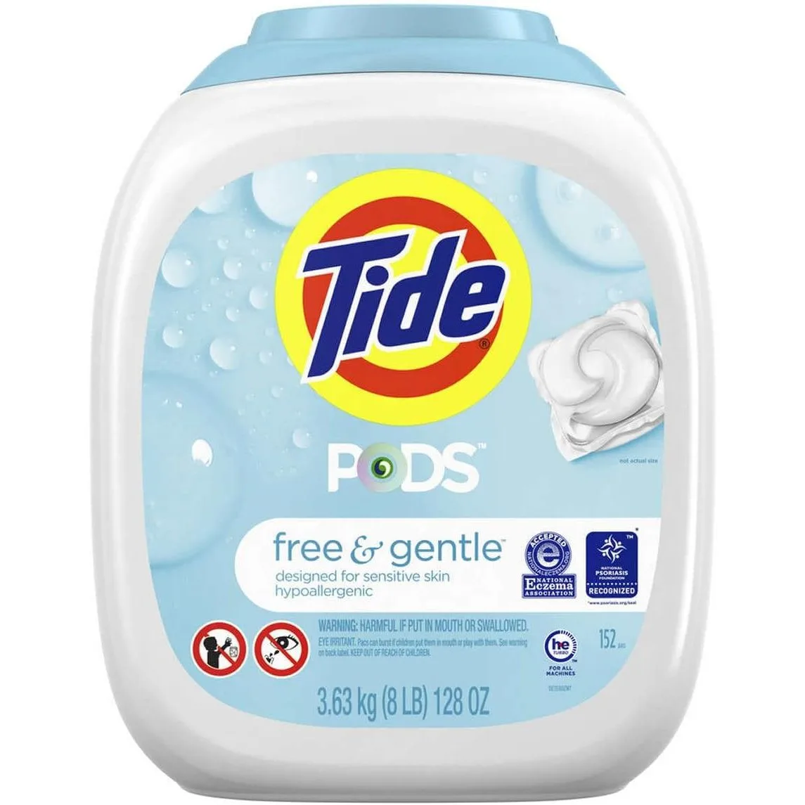 Laundry Detergent in Kenya-Tide PODS Free & Gentle (152 pacs)