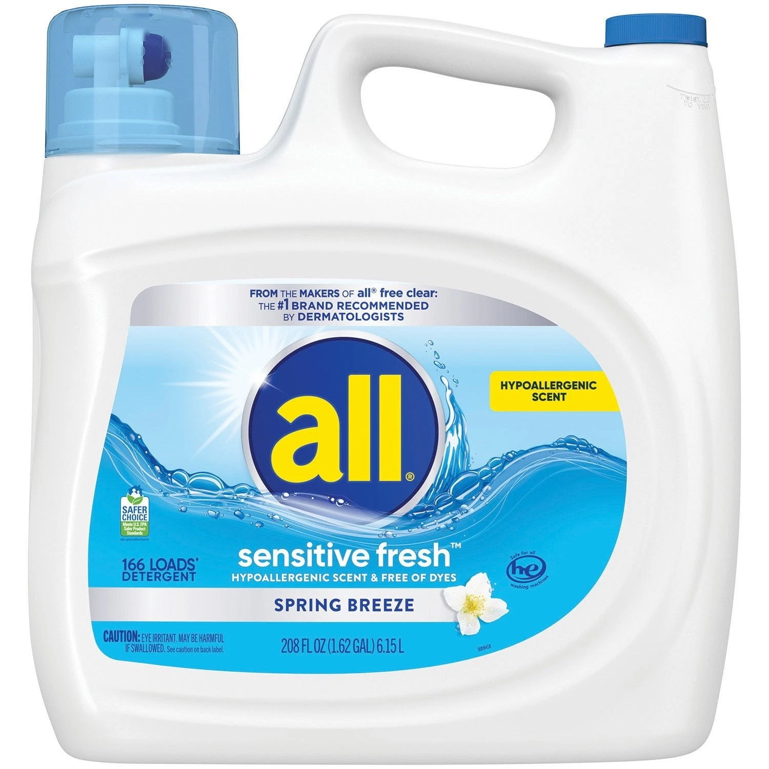 Liquid Laundry Detergent in Kenya- All Sensitive Fresh Spring Breeze (166Loads)