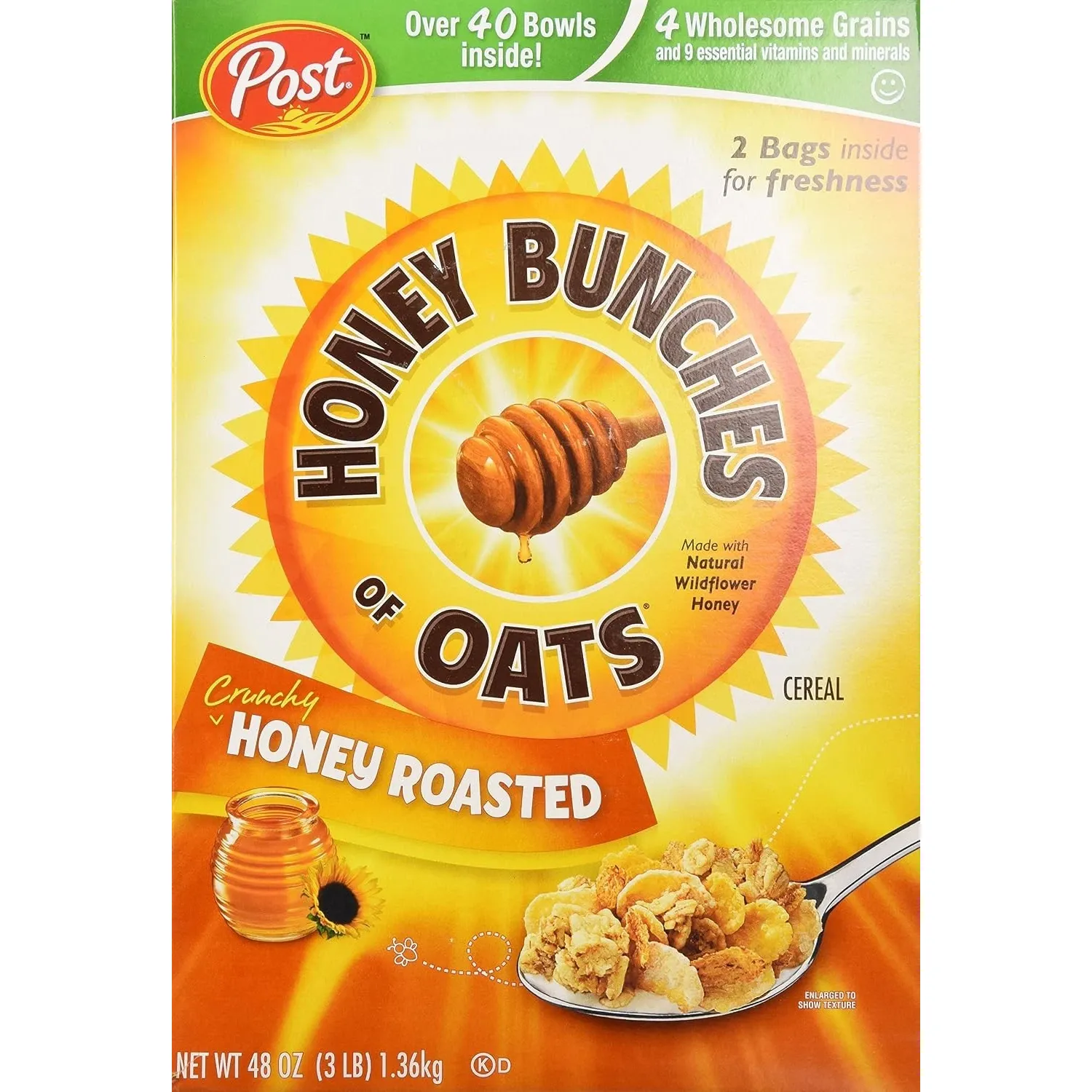 Cereals in Kenya-Honey Bunches of Oats Honey Roasted 
