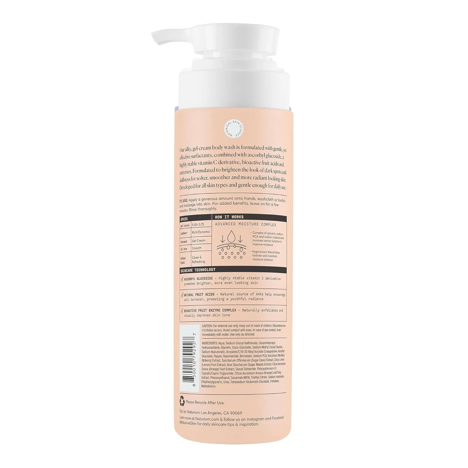 Naturium The Brightener Vitamin C Body Wash in Kenya