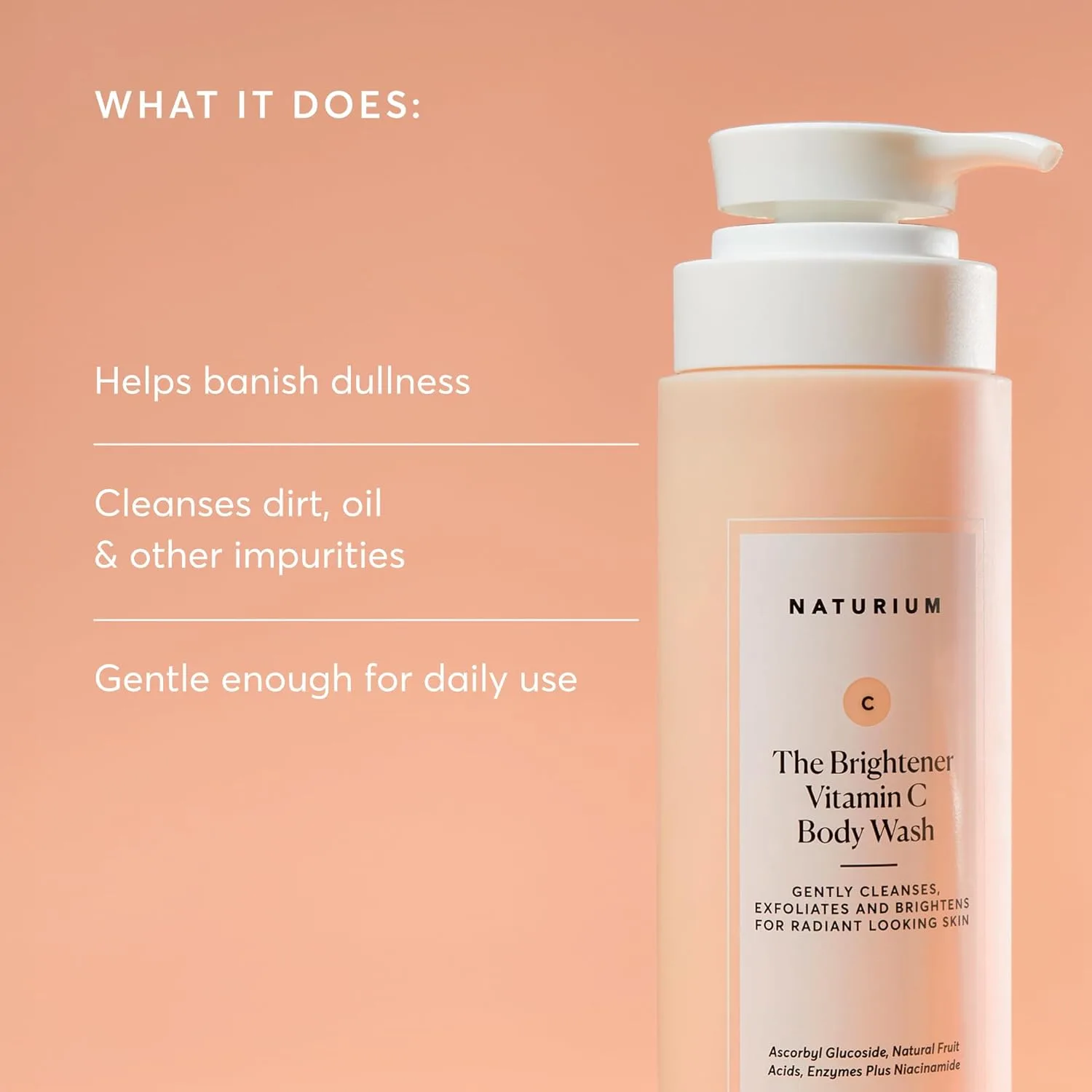 Naturium The Brightener Vitamin C Body Wash in Kenya