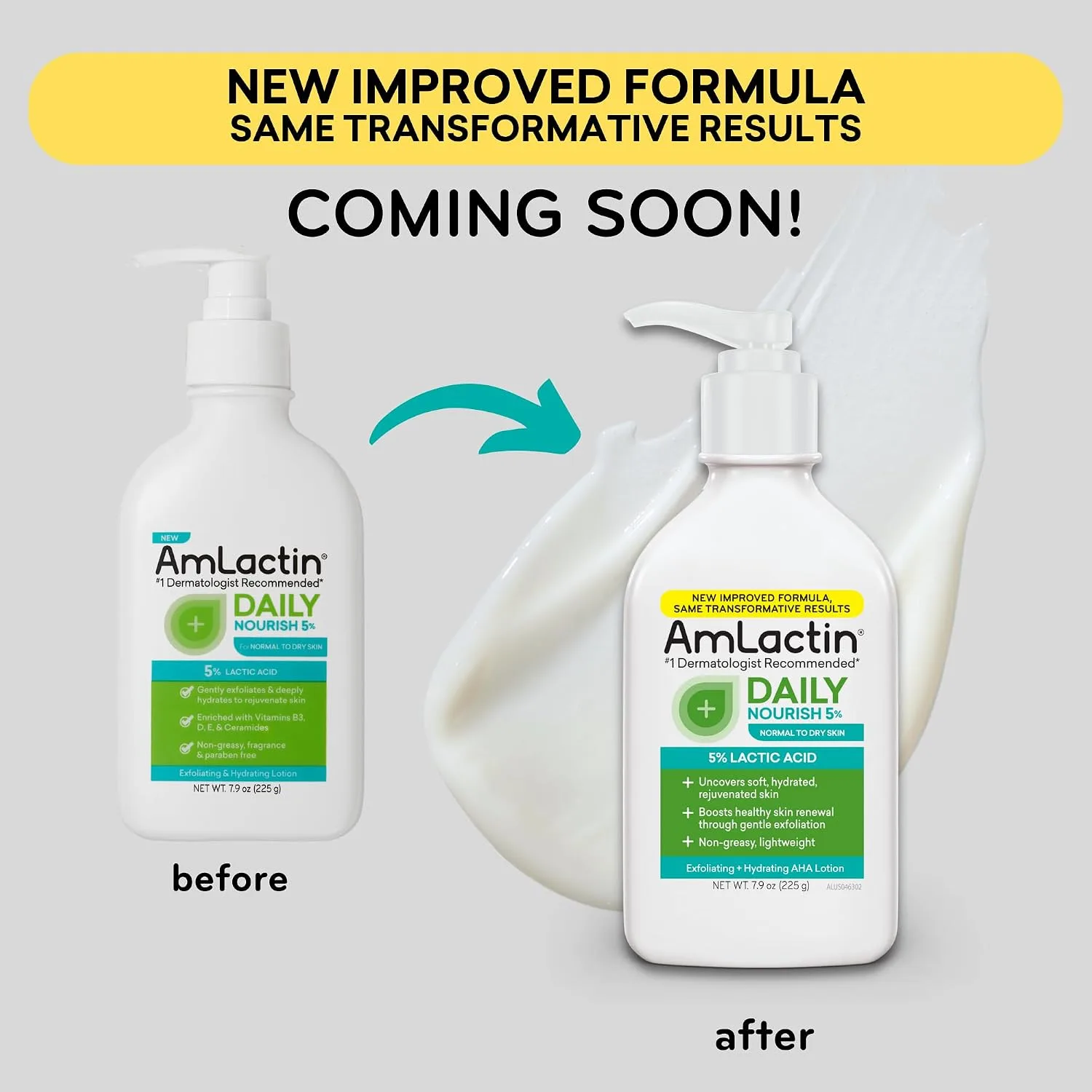 Hydrating Lotion in kenya -Amlactin Daily Nourish 5% Face & Body Lotion, Dry Skin  225g