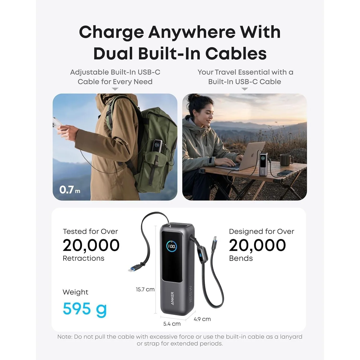 Power bank in kenya -Anker Laptop Power Bank, 25,000mAh  165W 