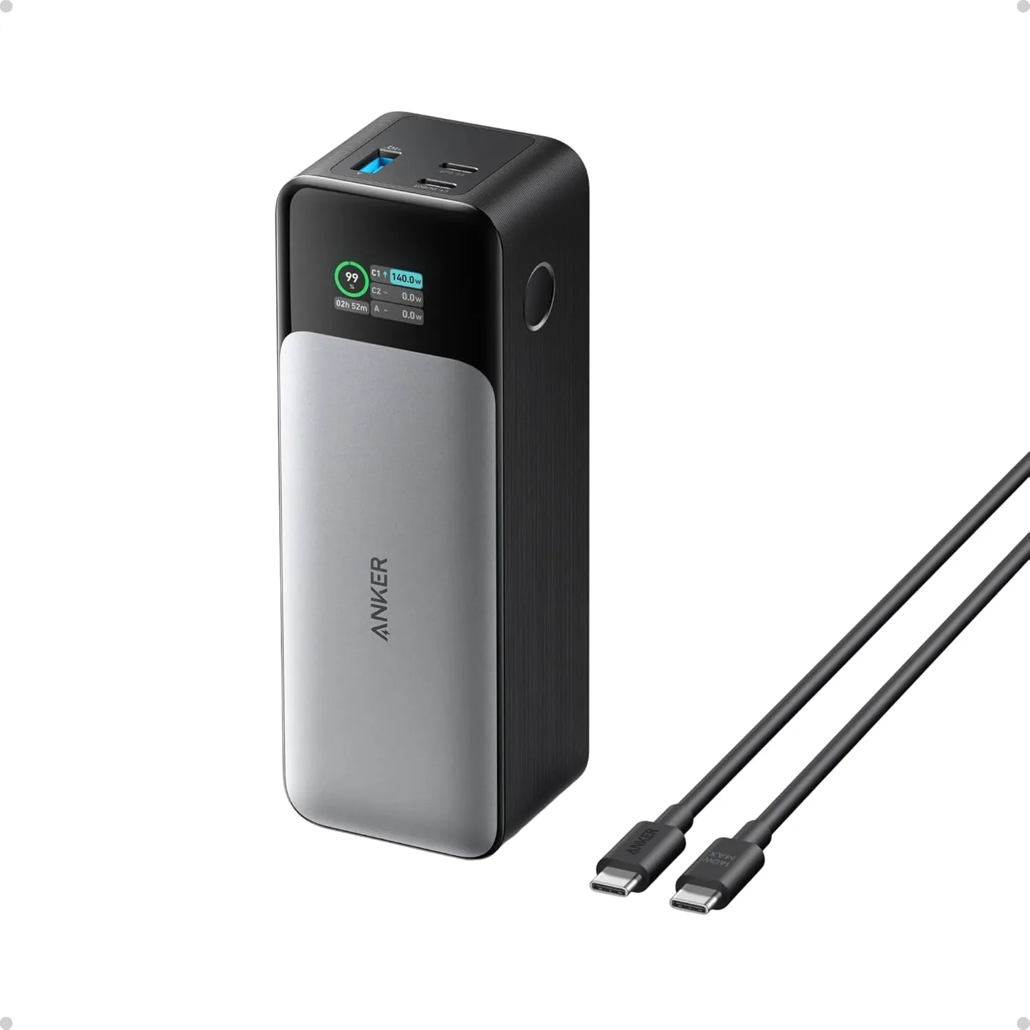 Power Bank in kenya -Anker 737 Power Bank, 140W 24,000mAh 3-Port Laptop Charger, 