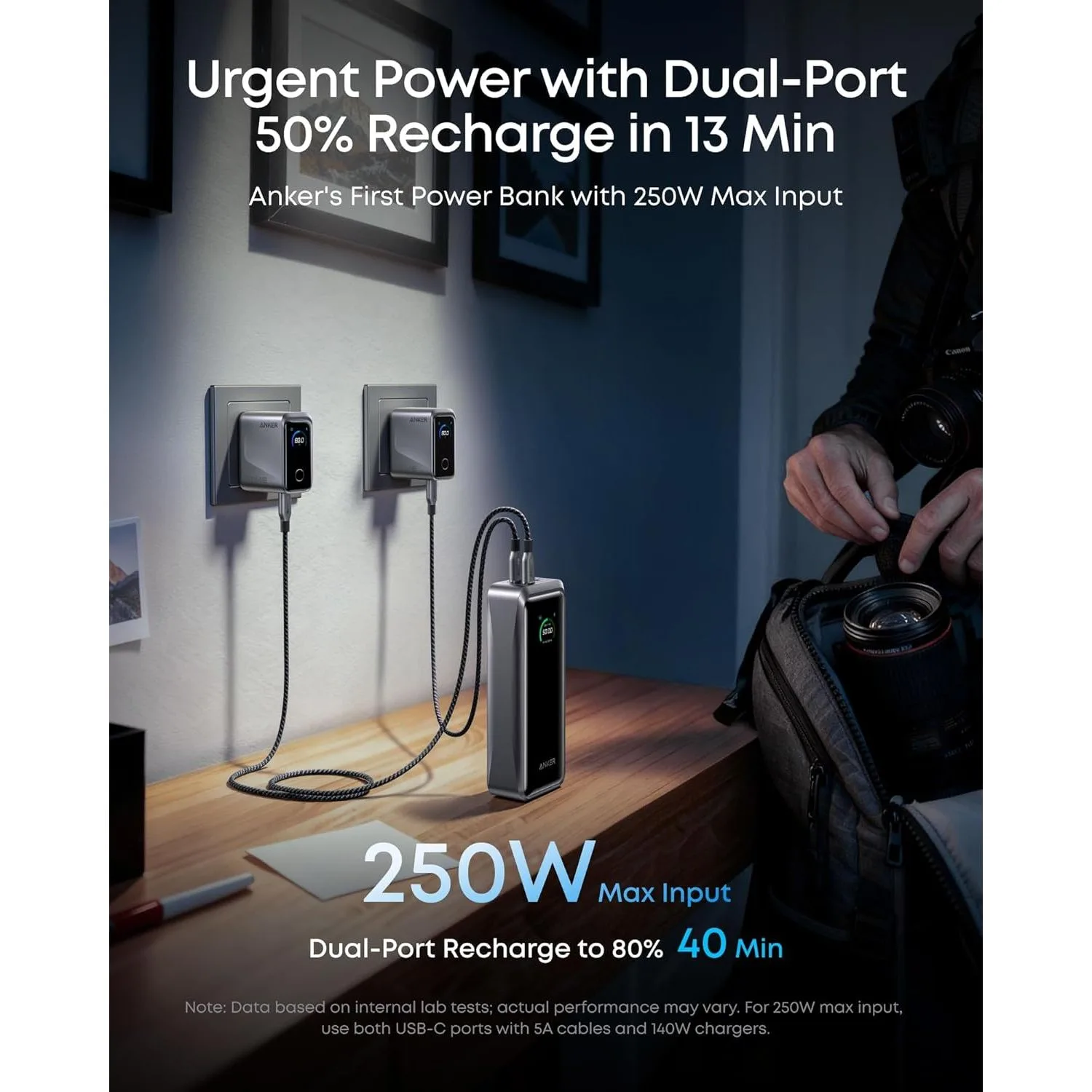 Anker Prime Power Bank, 26,250mAh 300W Fast Charging in Kenya