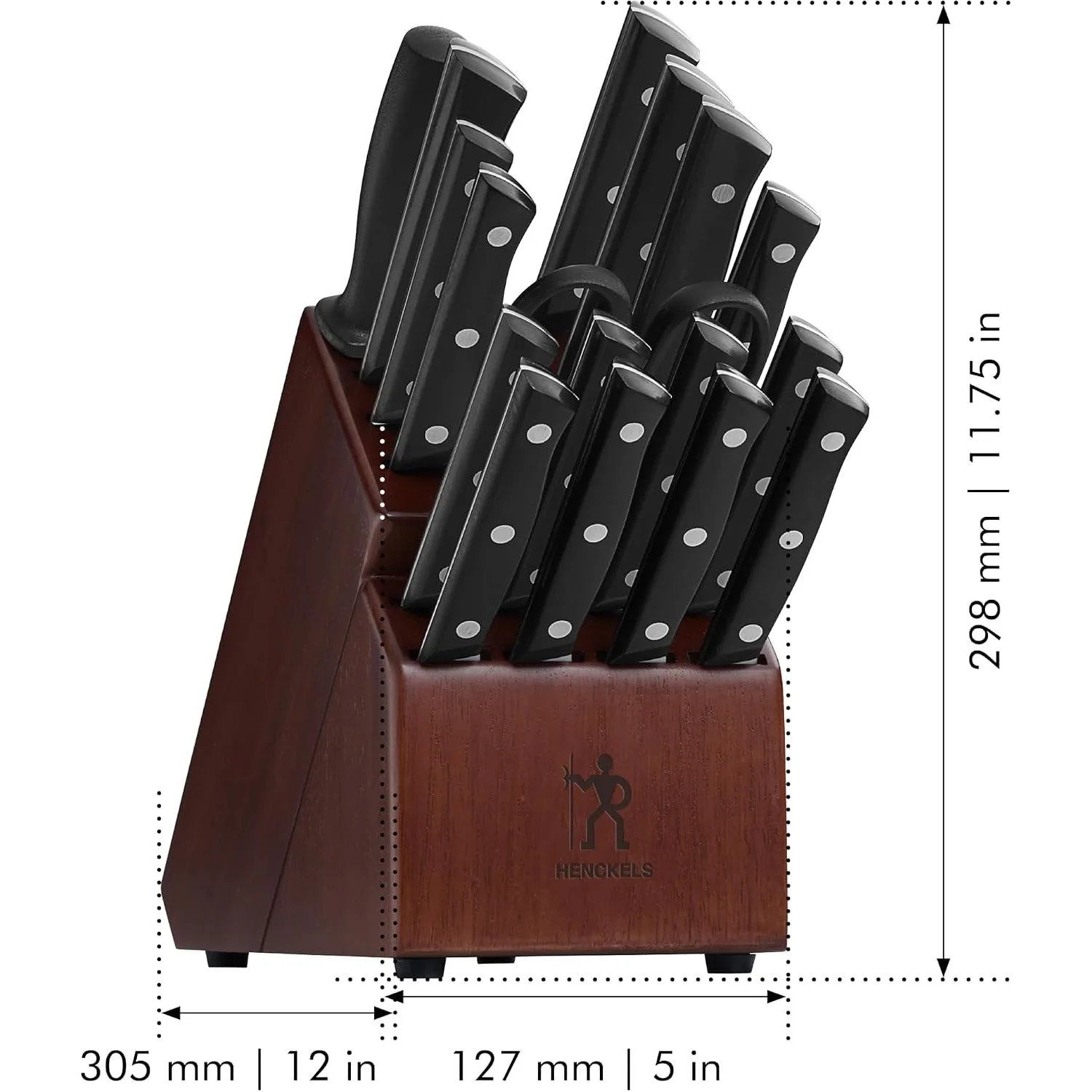 HENCKELS Dynamic Razor-Sharp 18-pc Knife Block Set in Kenya