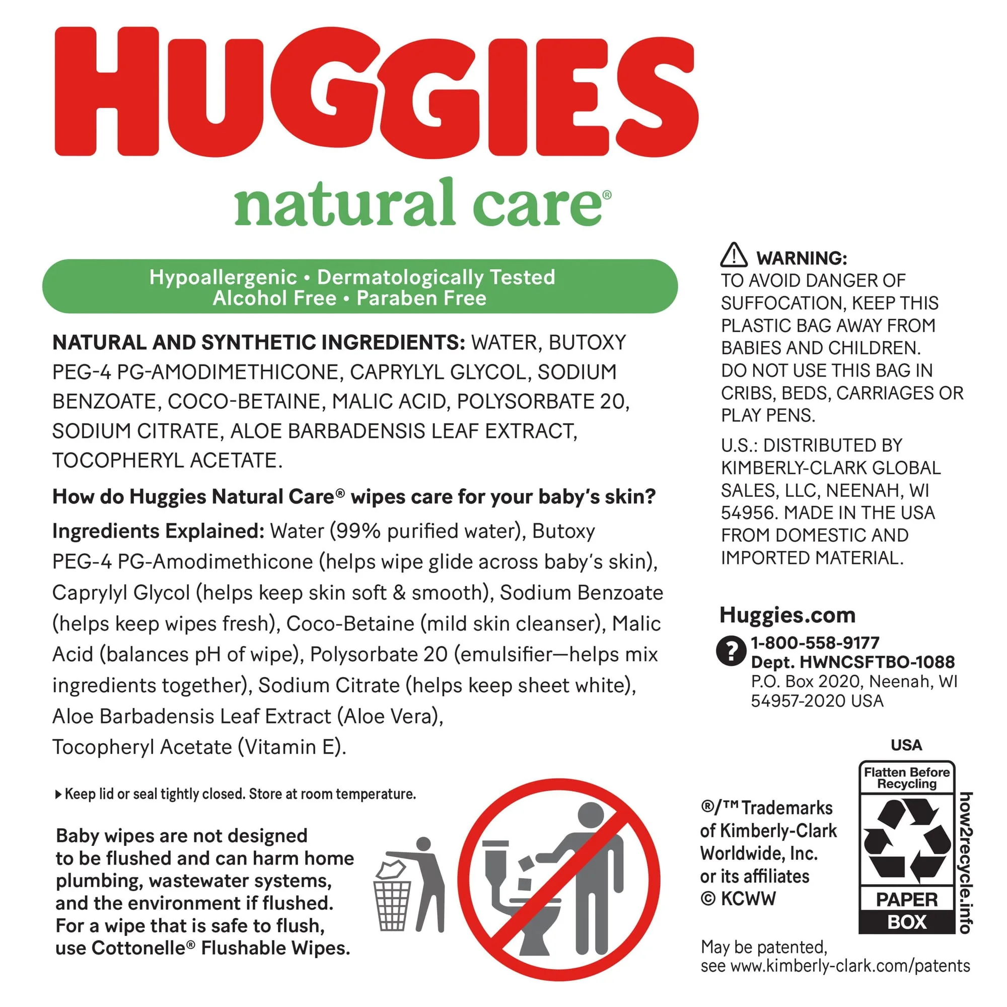 Huggies Natural Care Sensitive Baby Wipes, Fragrance Free,1088 Wipes