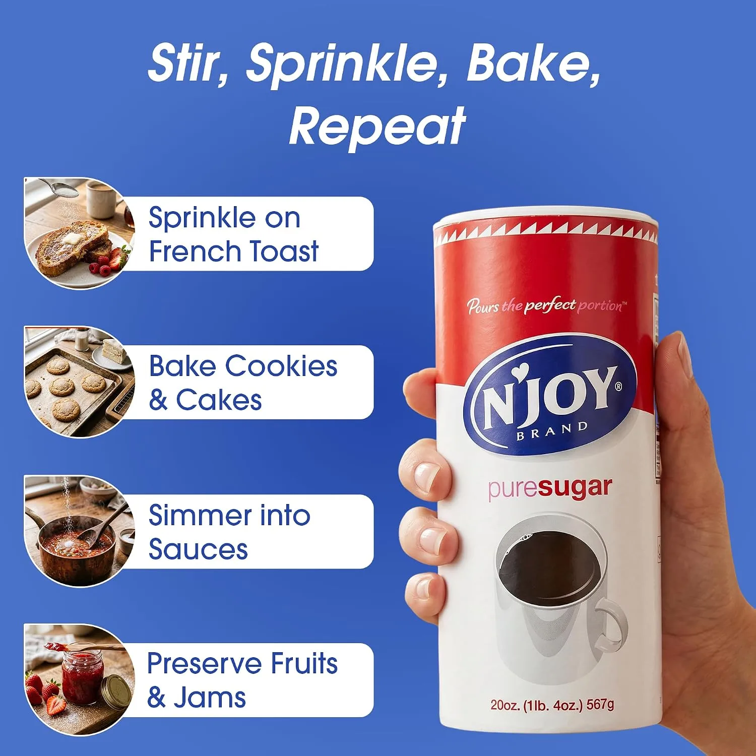 N'Joy Pure Sugar, with EZ-Open Pour Spout in Kenya