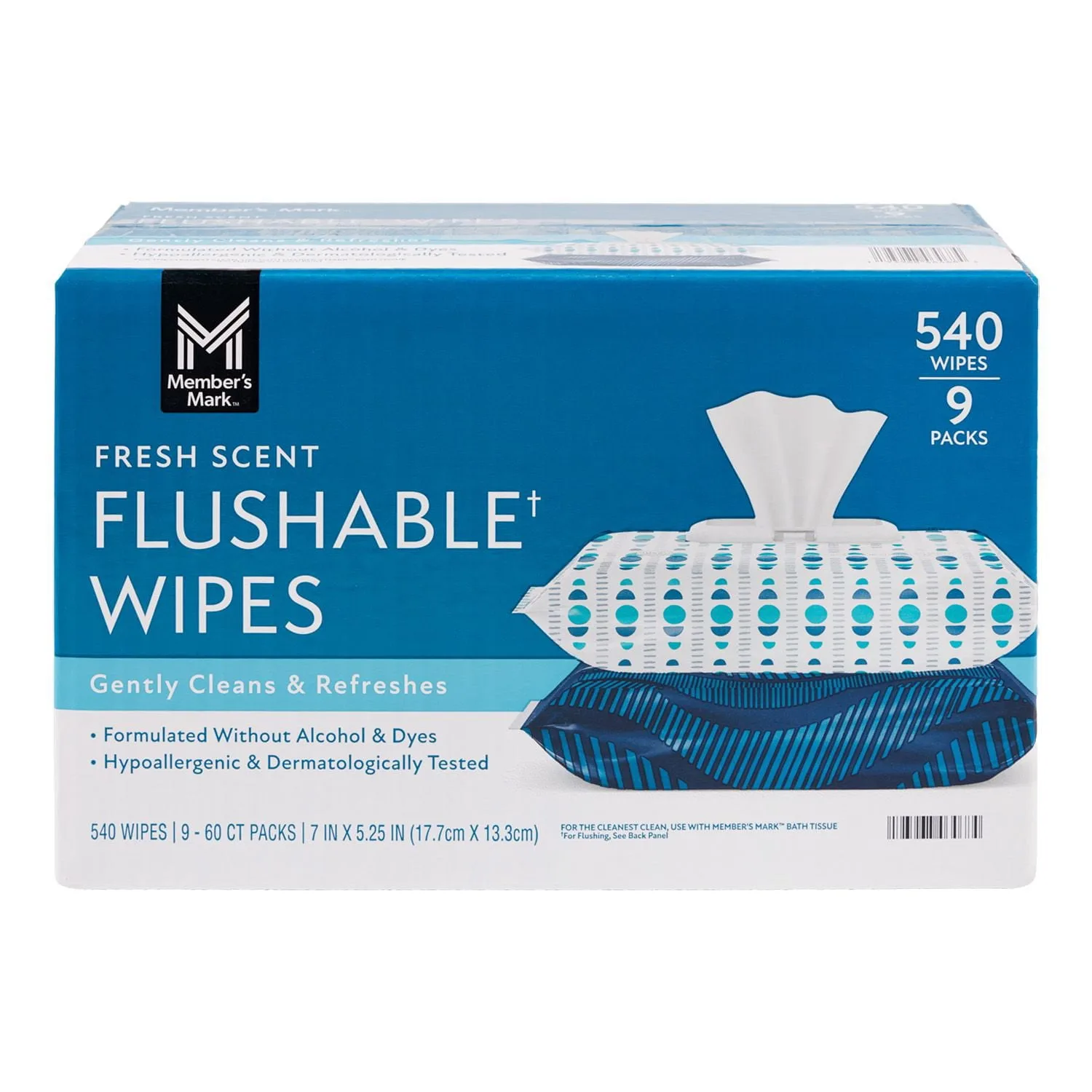 Flushable Wipes  in Kenya- Member's Mark Flushable Wipes, Scented, 540 ct.