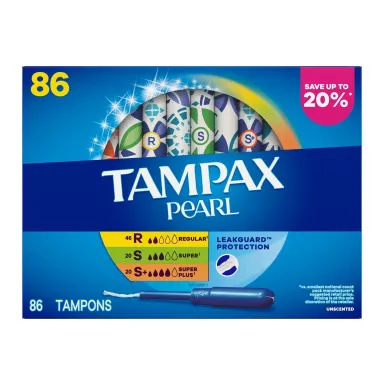 Tampons in Kenya-Tampax Pearl Trio Pack 86 ct. 