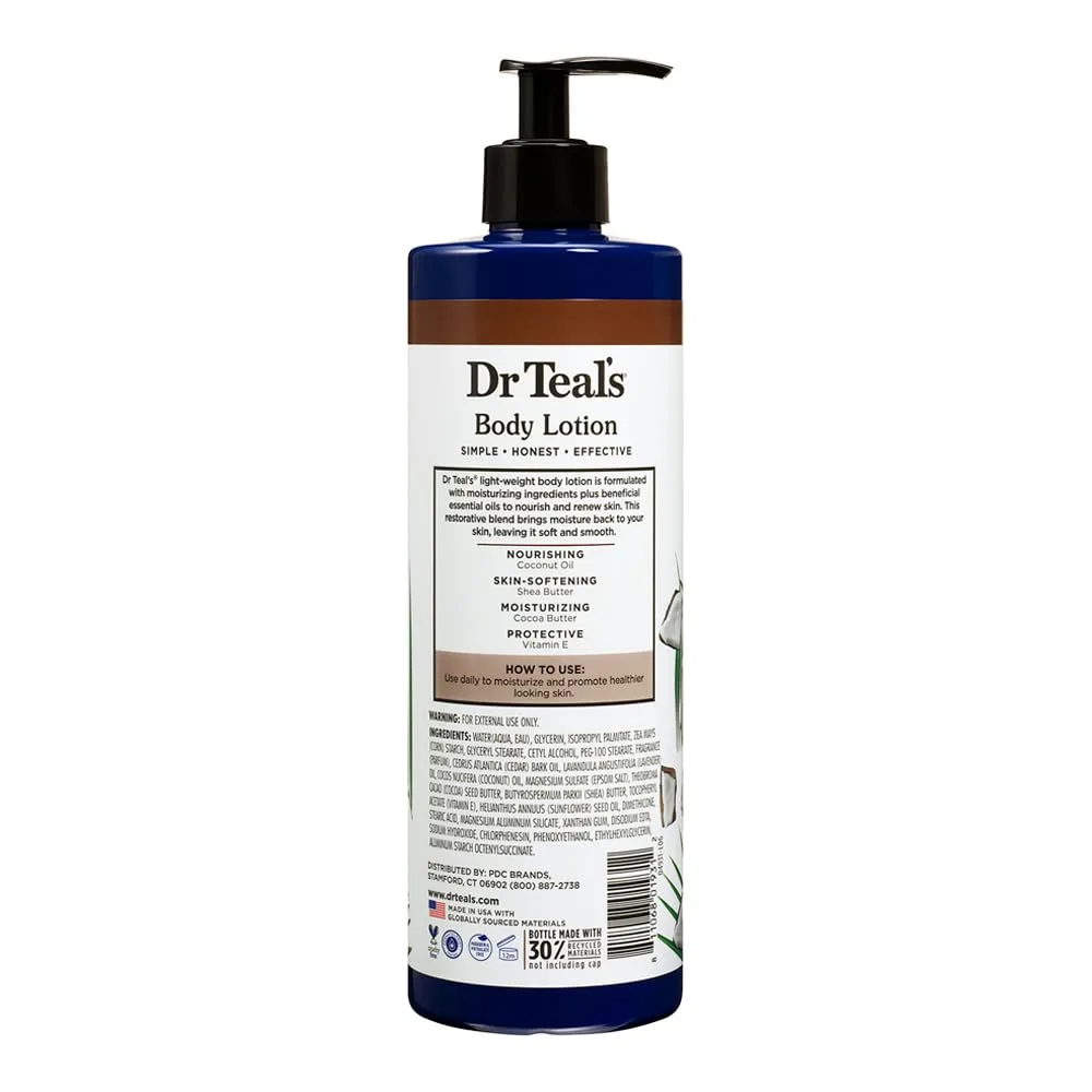 Moisturizing Body Lotion in Kenya-Dr Teal's with Coconut & Essential Oils