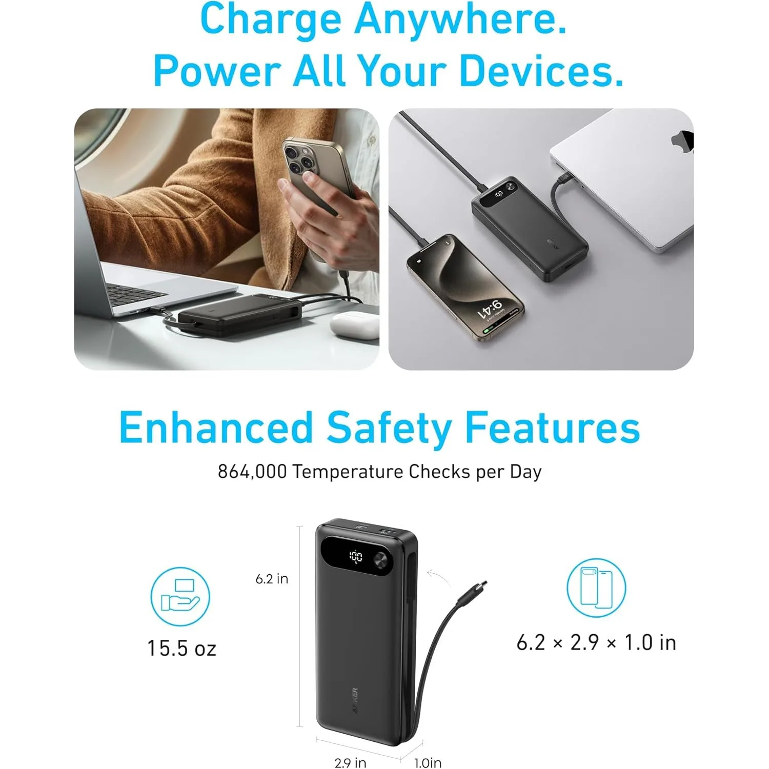 Power Bank in Kenya-Anker 20,000mAh ,87W