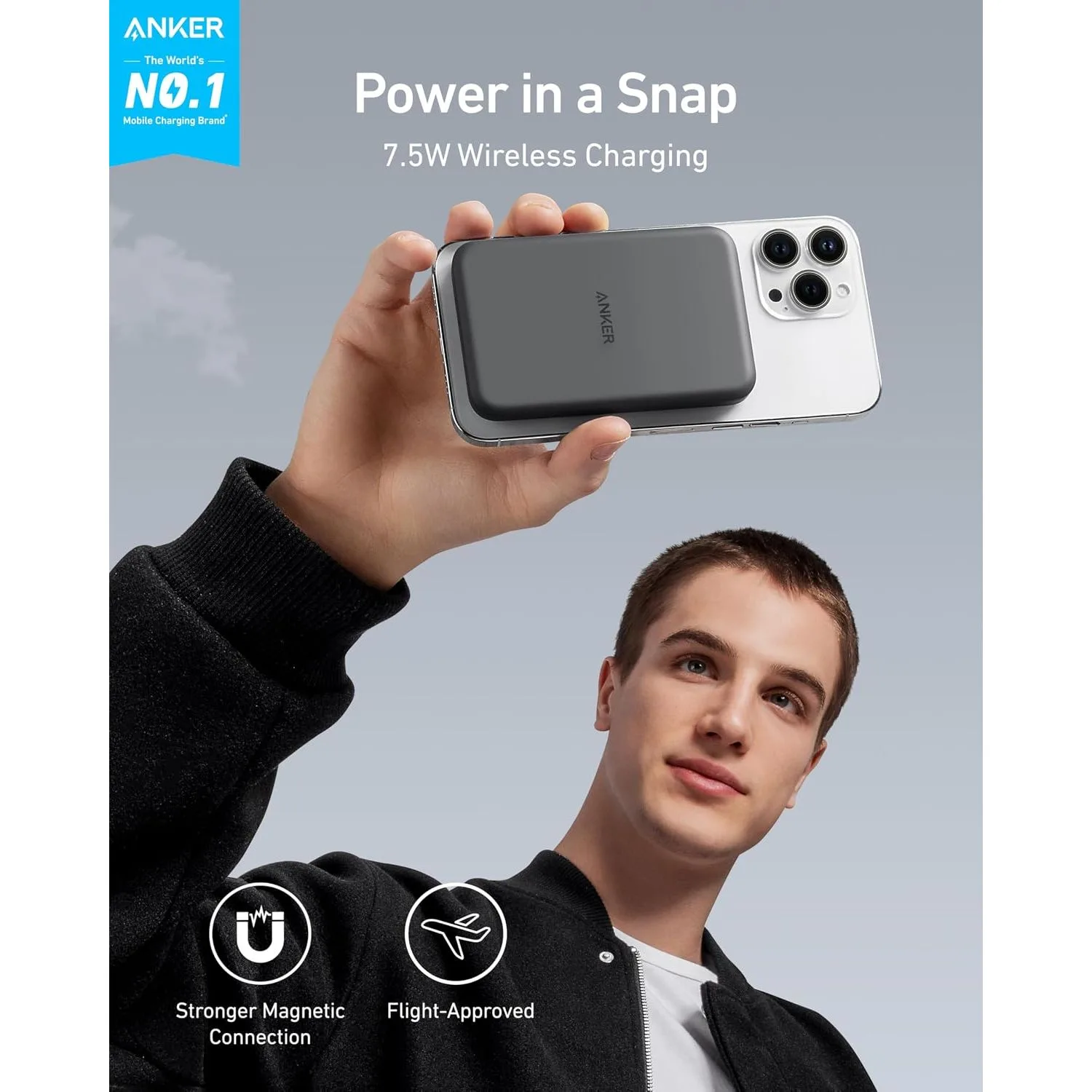 Magnetic Power Bank in Kenya-Anker 621 (5,000mAh) 