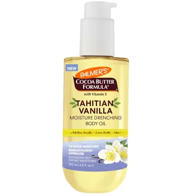 Moisturizing Body Oil in Kenya-Palmer's Tahitian Vanilla 